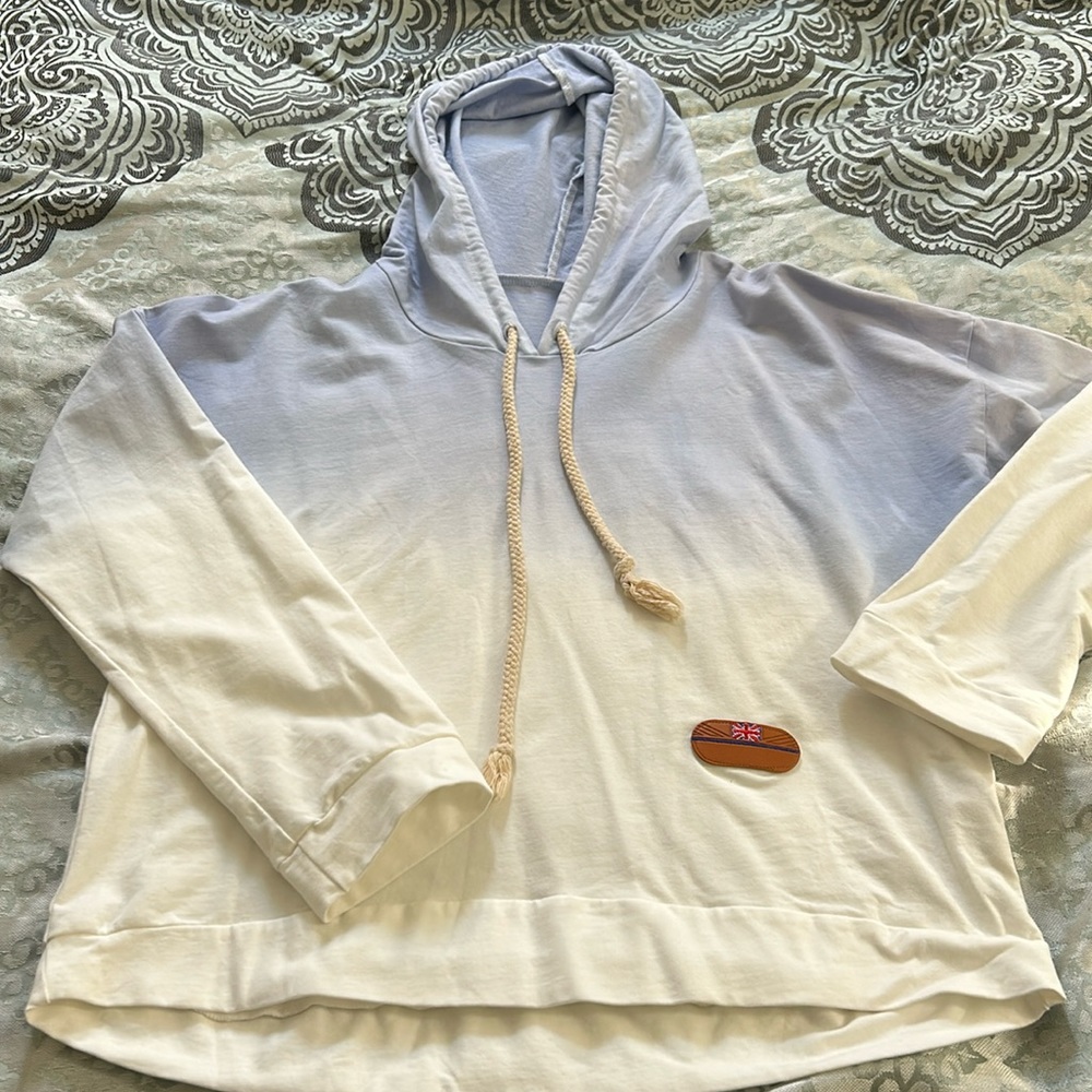 Women’s Cropped Sweatshirt Tie Dye Size L BNWOT
